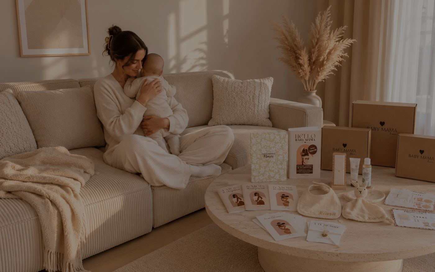 Box baby mama box et une maman et son bébé