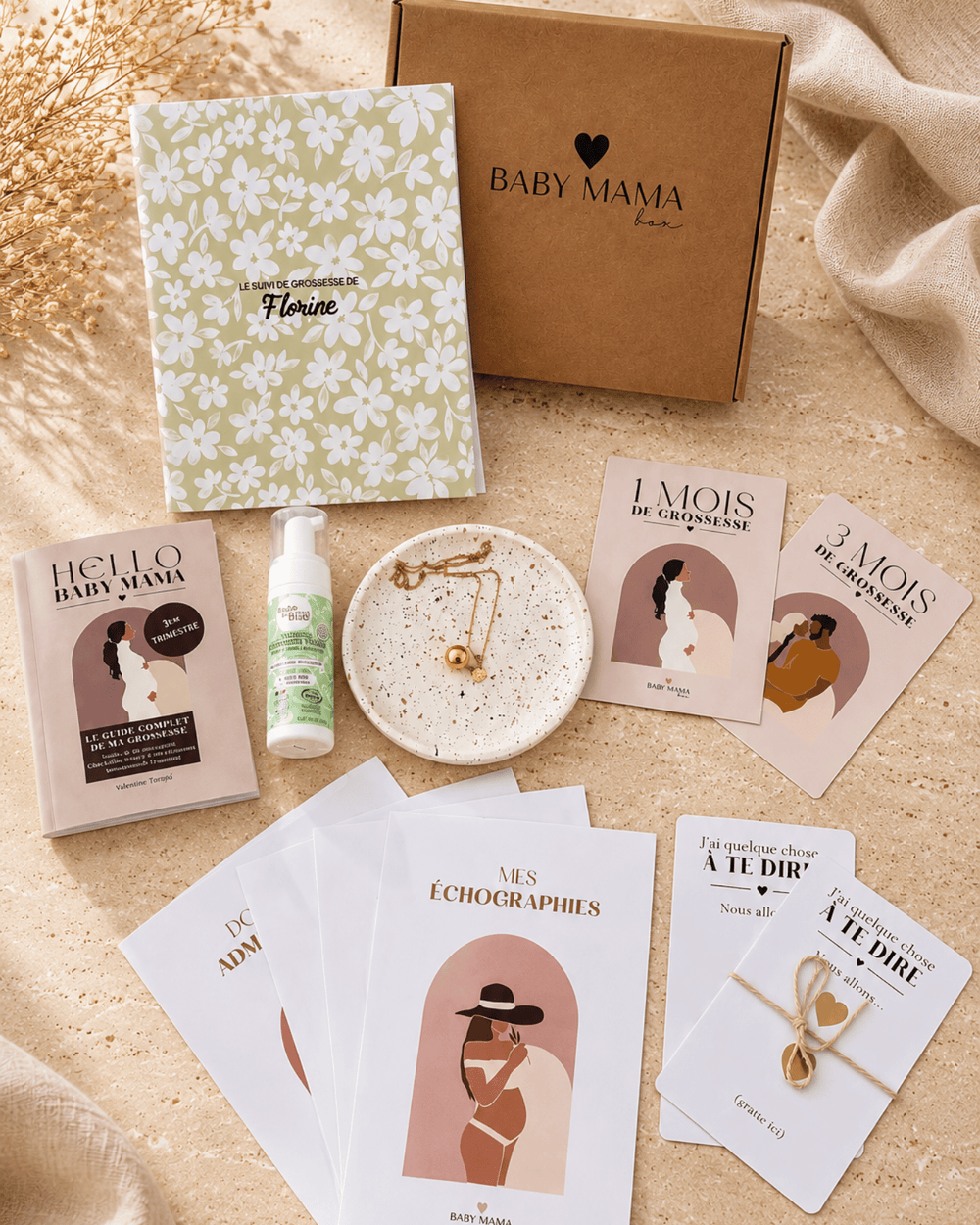 box premier trimestre de grossesse Baby Mama Box