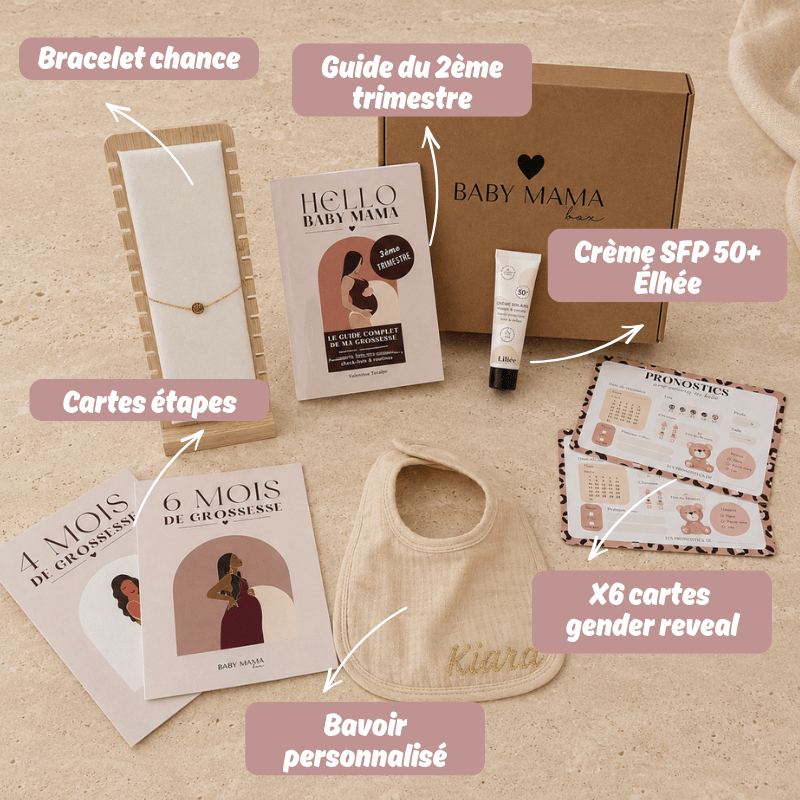 contenu de la box Baby Mama box du 2 eme trimestre