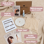 Contenu de la box du troisème trimestre Baby Mama box